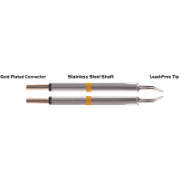 EasyBraid Co. Tweezer Cartridge Pair Long Reach Chisel 1.78mm (0.07") 700 degree for EB-9000S