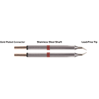 EasyBraid Co. Tweezer Cartridge Pair - Micro Fine 0.25mm (0.01") 800 degree for EB-9000S