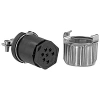 Eaton - CDM Electronics Conn Electrical Miniature Pnl Plug Socket Cont 7 Cond 7 Poles Solder Cup 500V