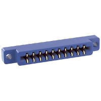 Eaton - CDM Electronics Conn, Rect, Commercial & Industrial, PCB Socket, 10 Cont, Solder, 143 Series, Blue, 5A