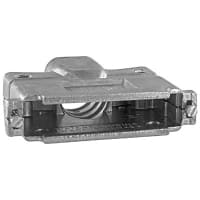 Eaton - CDM Electronics Hood, D-Sub, 37Pos, StraightExit, 17Series, Die-CastMetal, 0.300-0.680In.