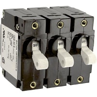 Eaton / Circuit Breakers Circuit Breaker Hyd/Mag Togl Cur-Rtg 10A Panel 3 Pole Vol-Rtg 250/65VAC/VDC