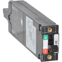 Eaton / Circuit Breakers Circuit Breaker Hyd/Mag Hndl Cur-Rtg 30A Panel 1 Pole Vol-Rtg 240/80VAC/VDC