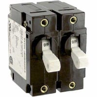 Eaton / Circuit Breakers Circuit Breaker Hyd/Mag Togl Cur-Rtg 5A Panel 2 Pole Vol-Rtg 250/65VAC/VDC