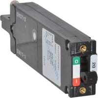 Eaton / Circuit Breakers Circuit Breaker Hyd/Mag Hndl Cur-Rtg 20A Panel 1 Pole Vol-Rtg 240/80VAC/VDC