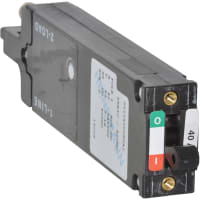 Eaton / Circuit Breakers Circuit Breaker Hyd/Mag Hndl Cur-Rtg 40A Panel 1 Pole Vol-Rtg 240/80VAC/VDC