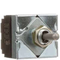 Eaton / Switches Toggle Switch, Hesitation, 2PDT, ON-OFF-ON, 15A, 125VAC, 10A, 250VAC, Screw Terminal