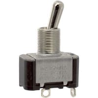 Eaton / Switches Toggle Switch, SPST, ON-NONE-OFF, General Purpose, 15A, 125VAC, 10A, 250VAC, Solder Term