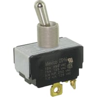 Eaton / Switches Toggle Switch, DPST, ON-NONE-OFF, General Purpose, 15A, 125VAC, 10A, 250VAC, Screw Term