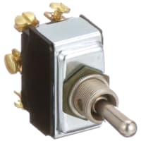 Eaton / Switches Toggle Switch, DPDT, (ON)-OFF-(ON), General Purpose, 20A, 125VAC, 10A, 250VAC, Screw