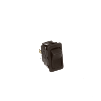 Eaton / Switches Rocker Switch, Sealed, SPST, ON-NONE-OFF, Black Actuator, 15A, 125VAC, 10A, 250VAC, QC