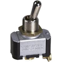 Eaton / Switches Toggle Switch, SPST, ON-NONE-OFF, General Purpose, 6A, 125VAC, 3A, 250VAC, Screw Term.