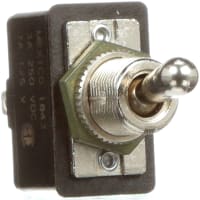 Eaton / Switches Toggle Switch, DPST, ON-NONE-OFF, .500" Actuator, 6A, 125VAC/DC, 3A, 250VDC, Wire Leads