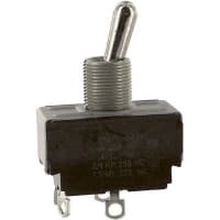 Eaton / Switches Toggle Switch, DPST, ON-NONE-OFF, General Purpose, 15A, 125VAC, 10A, 250VAC, Solder Term