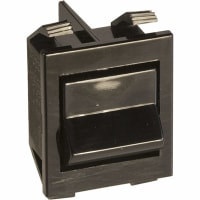 Eaton / Switches Rocker Switch, DPST, ON-NONE-OFF, Non-Illum., Black Blank Actuator, 16A, 125VAC, QC