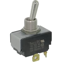 Eaton / Switches Toggle Switch, DPST, ON-NONE-OFF, General Purpose, 20A, 125VAC, 10A, 250VAC, Screw Term.