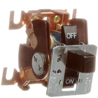 Eaton / Switches Toggle Switch, DPST, Frame Plate Mount, 30A, 250VAC/DC, ON/OFF Legend, Bus Terminals