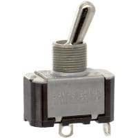 Eaton / Switches Toggle Switch, SPST, ON-NONE-OFF, General Purpose, 6A, 125VAC, 3A, 250VAC, Solder Term.