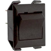 Eaton / Switches Rocker Switch, DPST, (ON)-NONE-OFF, 125V Neon Lamp, Amber Actuator, 15A, 125VAC, QC