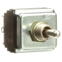 Eaton / Switches Toggle Switch, 4PDT, ON-OFF-ON, General Purpose15A, 125VAC, 10A, 250VAC, Solder Term.