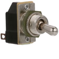 Eaton / Switches Toggle Switch, SPST, ON-OFF-ON, General Purpose, .500" Actuator, 3A, 125VAC/DC, Solder