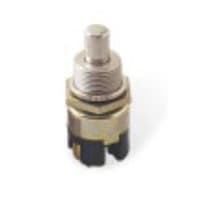 Eaton / Switches Pushbutton Switch, SPST-NO, .250" Metal Button, 6A, 125VAC, 3A, 250VAC, Screw Terminals