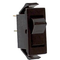 Eaton / Switches Rocker Switch, SPST, ON-NONE-OFF, Gloss Finish, Black Blank Actuator, 22A, 125VAC, QC