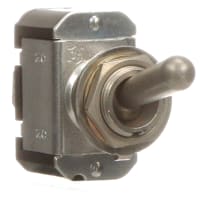 Eaton / Switches Toggle Switch, SPDT, ON-NONE-(ON), Military, Sealed Lever, 10A, 115VAC, 20A, 28VDC, Screw