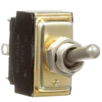 Eaton / Switches Toggle Switch, DPDT, ON-NONE-(ON), Military, Unsealed, 15A, 125VAC, 20A, 30VDC, Solder