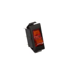 Eaton / Switches Rocker Switch, SPST, ON-NONE-OFF, 125V Neon Lamp, Amber Actuator, 15A, 125VAC, .250"QC