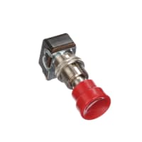 Eaton / Switches Pushbutton Switch, SPST-NC, .312" Red Nylon Actuator, 3A, 125VAC, 1A, 250VAC, Solder