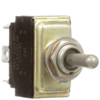 Eaton / Switches Toggle Switch, DPDT, (ON)-OFF-(ON), Military, Sealed, 11A, 115VAC, 18A, 28VDC, Screw