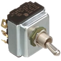 Eaton / Switches Toggle Switch, 3PST, ON-NONE-OFF, General Purpose15A, 125VAC, 10A, 250VAC, Screw Term.