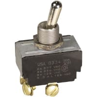 Eaton / Switches Toggle Switch, DPST, ON-NONE-OFF, General Purpose, 6A, 125VAC, 3A, 250VAC, Screw Term.