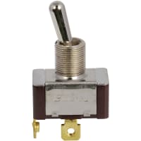 Eaton / Switches Toggle Switch, 1PST, (ON)-NONE-OFF, Metal Bat Actuator, 20A, 125VAC, 10A, 277VAC, Screw