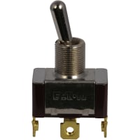 Eaton / Switches Toggle Switch, 1PDT.ON-NONE-ON, Metal Bat Actuator, 20A, 125VAC, 10A, 277VAC, Screw