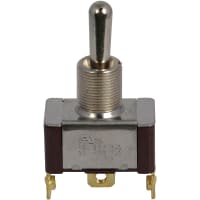 Eaton / Switches Toggle Switch, 1PDT.(ON)-OFF-(ON), Metal Bat Actuator, 20A, 125VAC, 10A, 277VAC, Screw