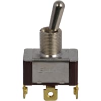 Eaton / Switches Toggle Switch, 1PDT.ON-NONE-(ON), Metal Bat Actuator, 20A, 125VAC, 10A, 277VAC, Screw