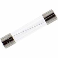 Eaton Electronics Fuse, Cylinder, Fast Acting, 2A, 3AG, 0.25x1.25", Glass, Cartridge, 250VAC, Clip