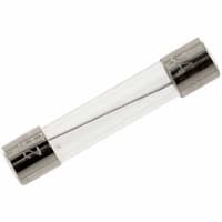 Eaton Electronics Fuse, Cylinder, Fast Acting, 10A, Sz 3AG, 0.25x1.25", Glass, Cartridge, 250VAC