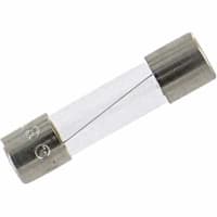 Eaton Electronics Fast Acting Cylinder Fuse 6A, Dims 5x20 mm, Glass, Cartridge, 125VAC:Clip GMA