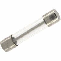 Eaton Electronics Fuse, Cylinder, Time Lag, 0.5A, 3AG, Dims0.25x1.25", Glass, Cartridge, 250VAC