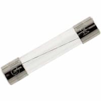 Eaton Electronics Fuse Cylinder Fast Acting 1.5A Sz 3AG Dims 0.25x1.25" Glass Cartridge 250VAC