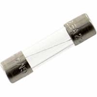 Eaton Electronics Fast Acting Cylinder Fuse 2.5A, Dims 5x20 mm, Glass, Cartridge, 250VAC:Clip GMA