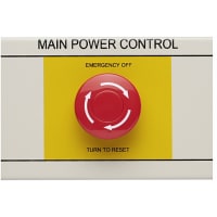 Eaton/Power Quality Remote Control Panel, Latching, Gray, 3-Pos/NC, 1.73x19x2in, for Panel Dist Unit