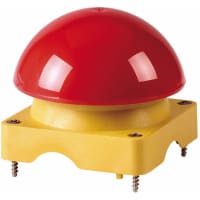 Eaton/Power Quality RED PULL-RELEASE PALM SWITCH YEL ENCL TOP