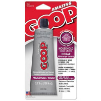 Eclectic Products Household Goo, Contact Adhesive & Sealant, 3.7 oz, Carded, Clear, Permanent, Flexable