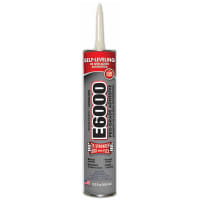 Eclectic Products E6000 Industrial Self Leveling Adhesive, Medium Viscosity, 1 Gallon Pail, Clear