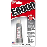 Eclectic Products E6000, Industrial Strength Craft Adhesive, 0.5 oz, Permanent, Flexable, Clear