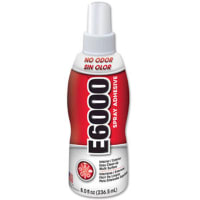 Eclectic Products E6000 Adhesive Spray, 8 oz, Multi-Purpose, Permanent, Water-Based Spray Adhesive